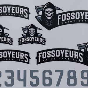 Plaquette de stickers Fossoyeurs